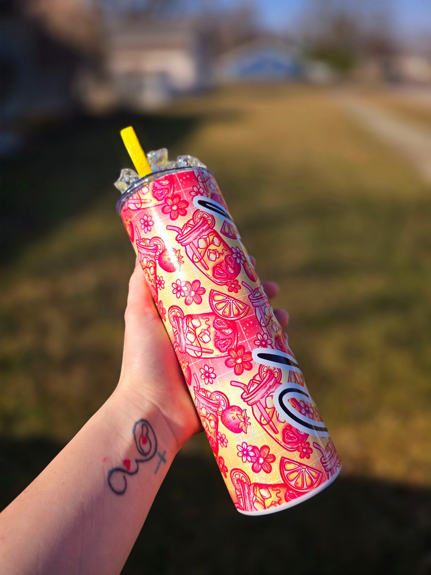 Lemonade with topper