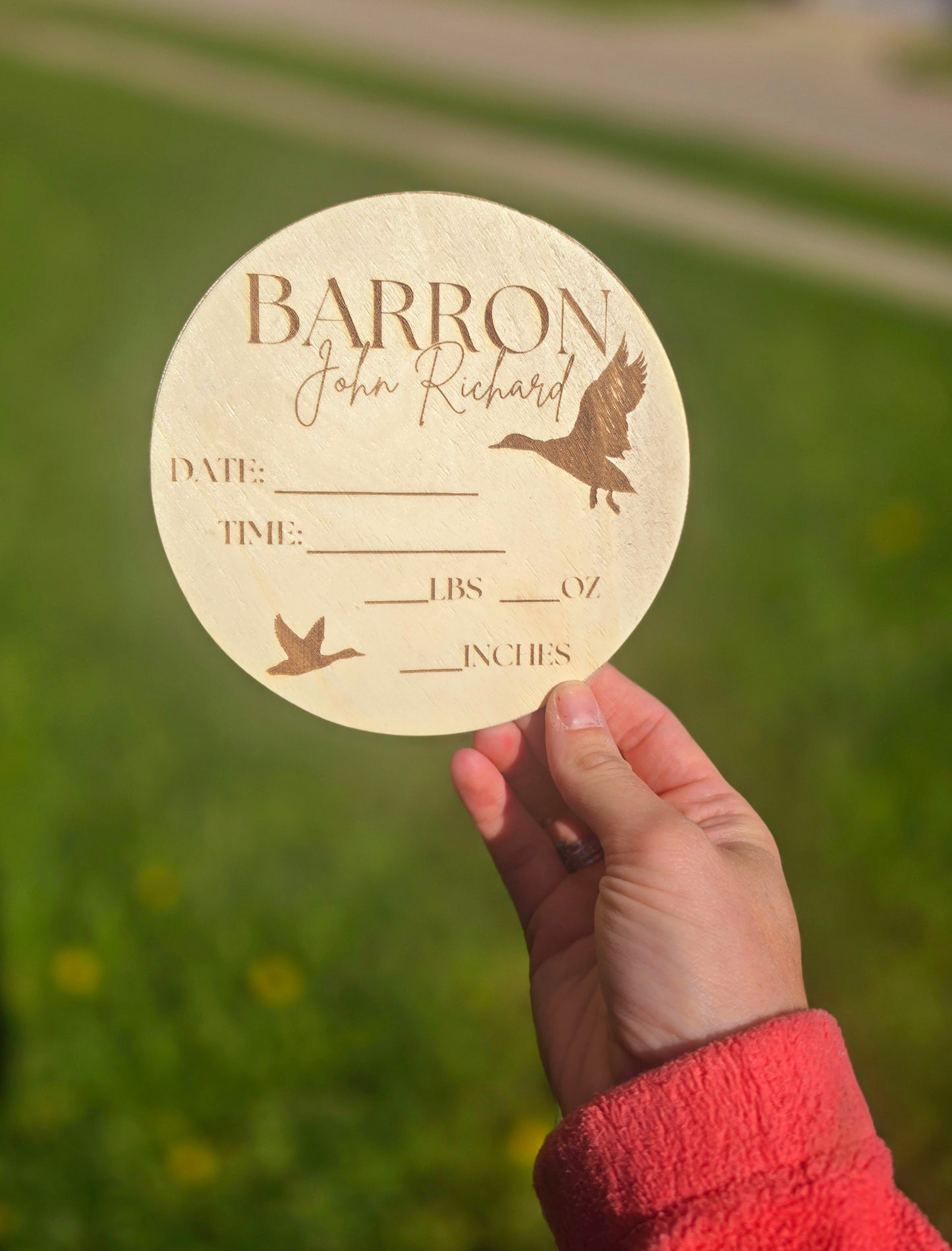 Birth announcement