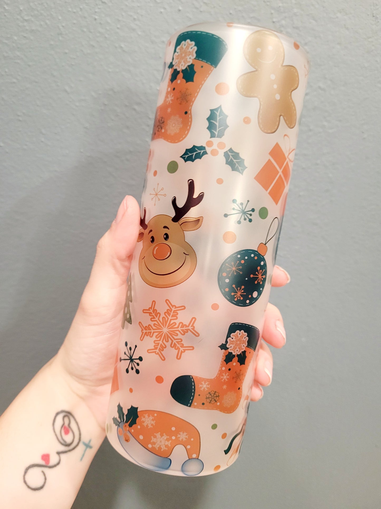 Reindeer Glass