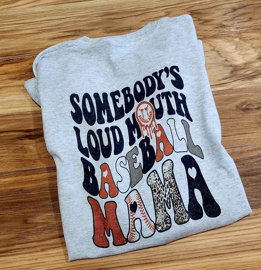 Loud Mouth Baseball Mama